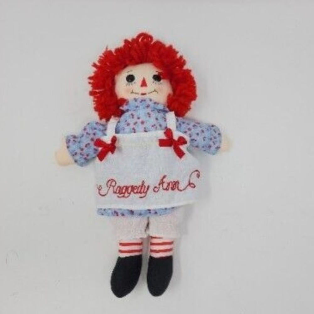 Raggedy Ann Classic American Doll Hasbro Handmade By Aurora 13.5” Plush‎ 2012